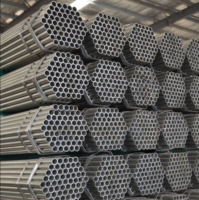 Tuburi pentru schele Bs1139 Țeavă din oțel galvanizat Țeavă din oțel carbon Tubă rotundă pentru schelă pregalvanizată Țevi din oțel Erw